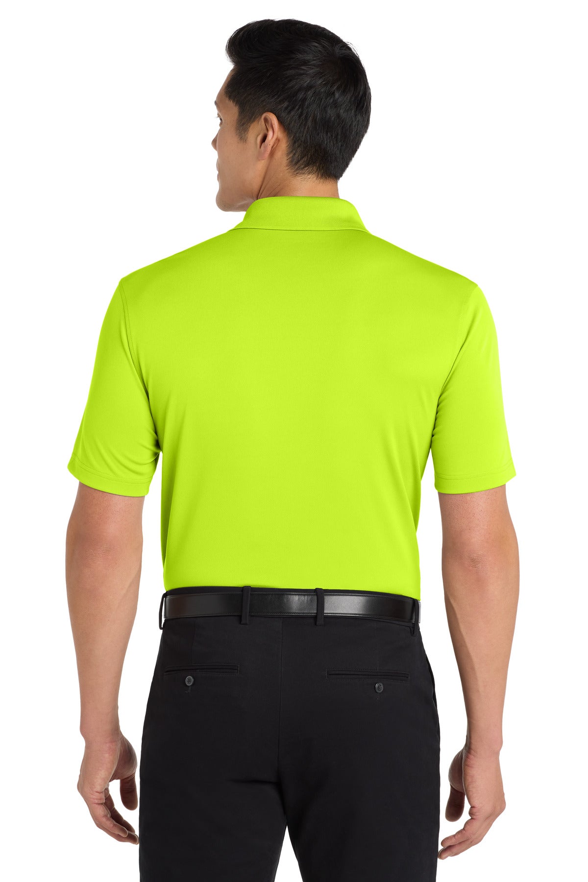 SftyYellow Port Authority Dry Zone UV Micro-Mesh Polo. K110