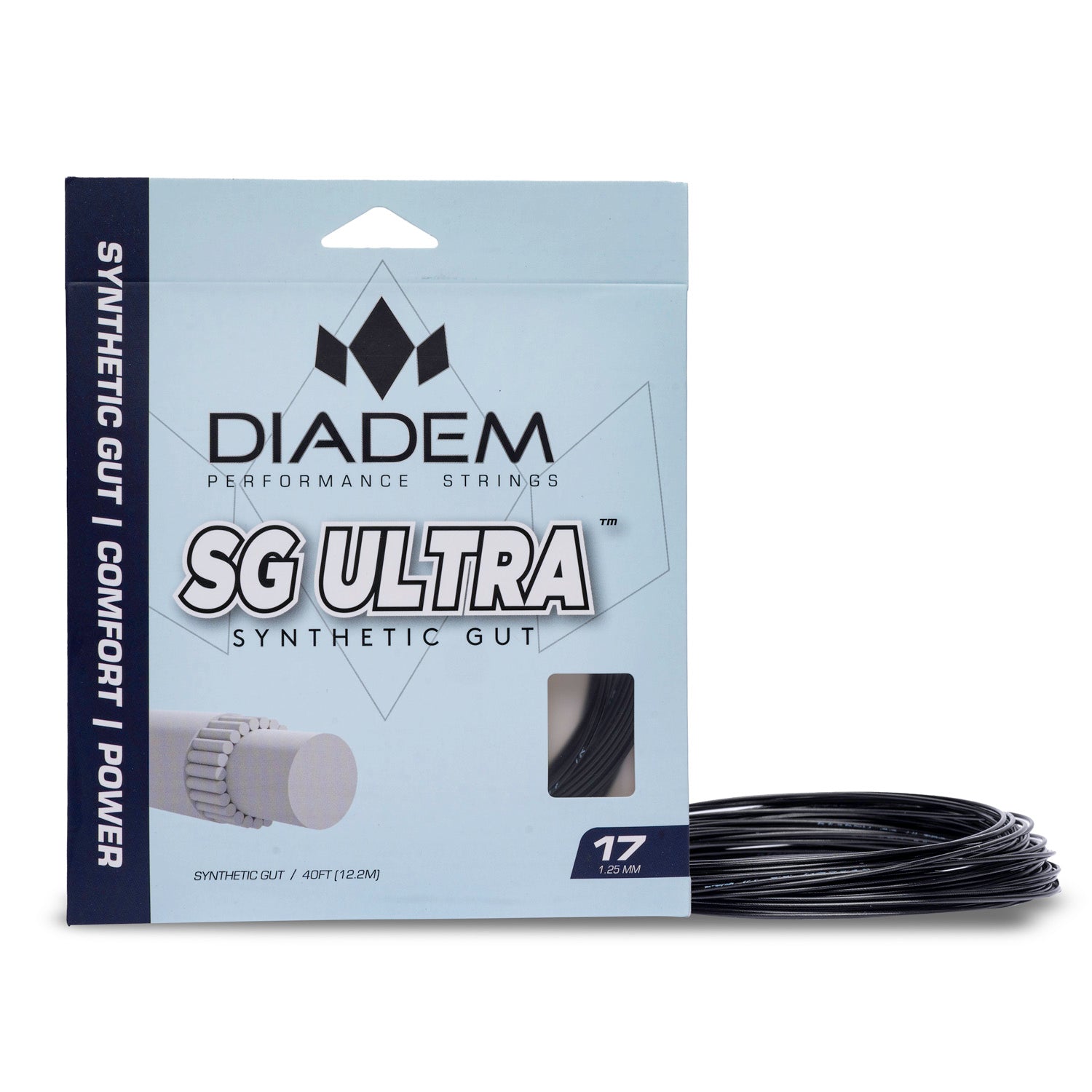 Sg Ultra Tennis Racket Strings - 16 (1.30mm) / Natural