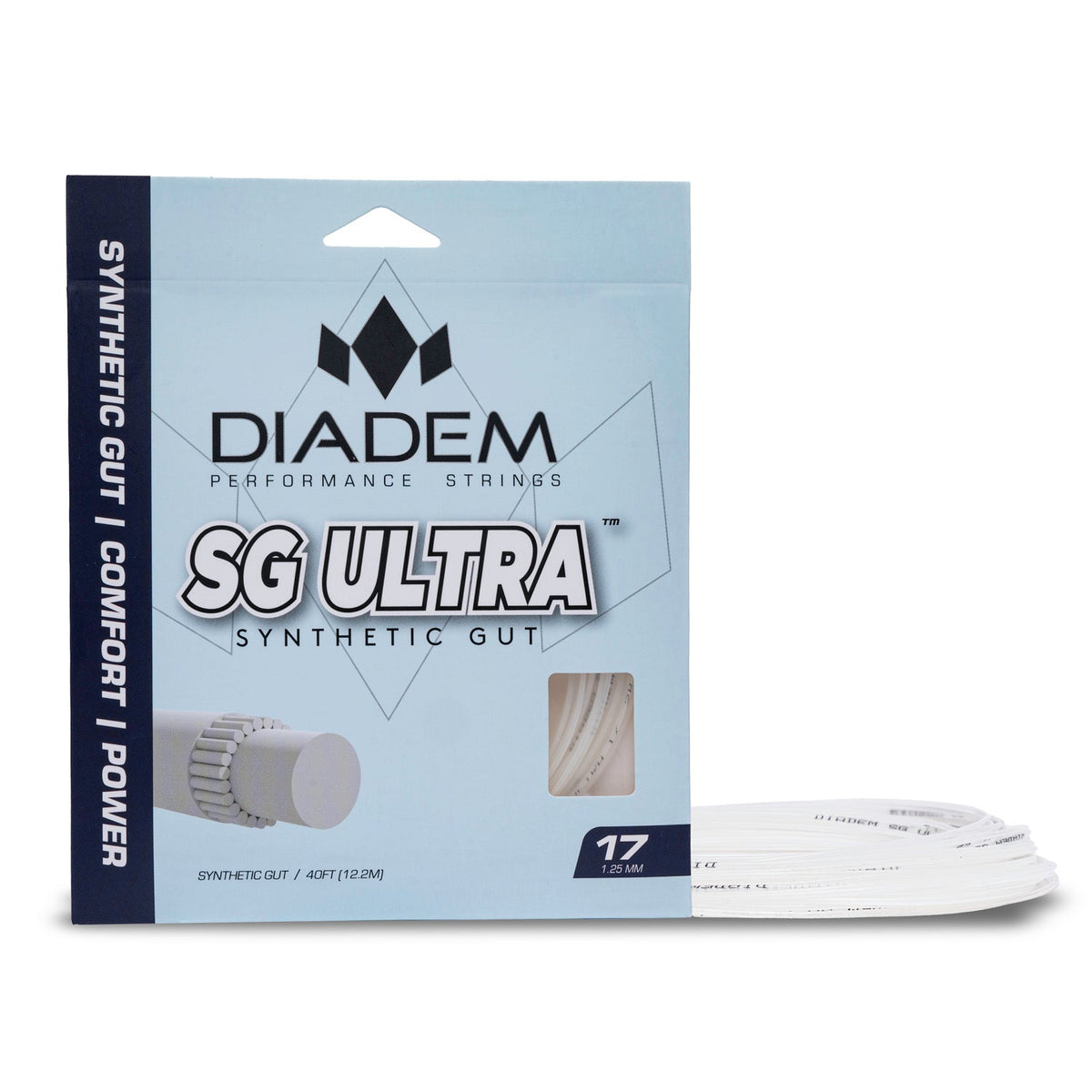 Sg Ultra Tennis Racket Strings - 16 (1.30mm) / Natural