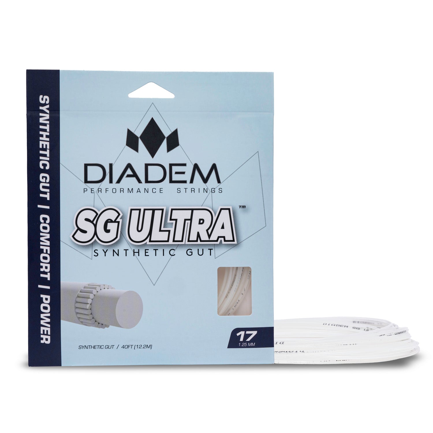 Sg Ultra Tennis Racket Strings - 16 (1.30mm) / Natural