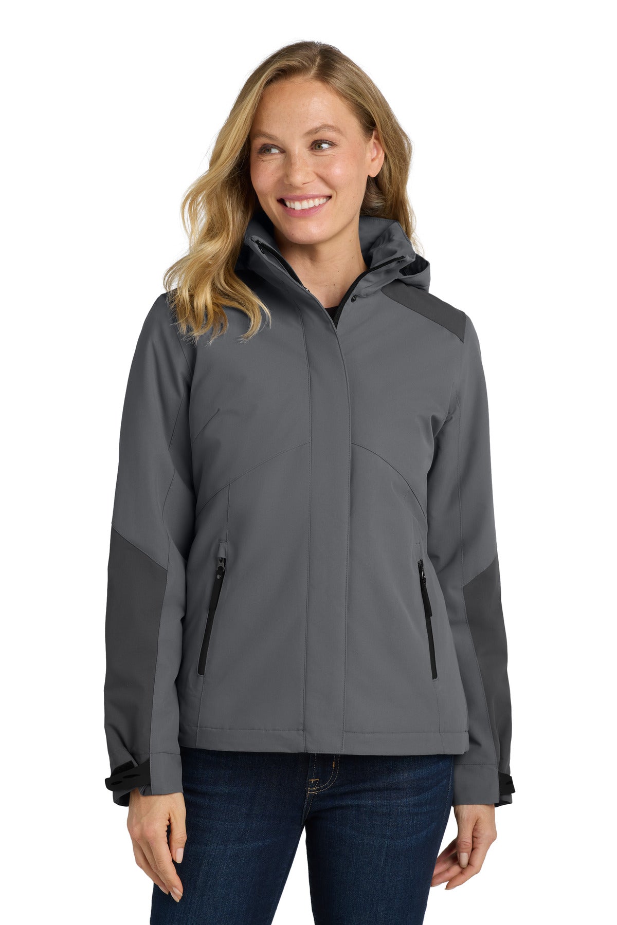 Sha Gy/Strm Gy Port Authority Women's Insulated Waterproof Tech Jacket L405