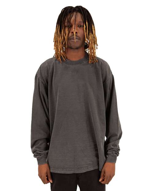 Shadow Garment-Dyed Long Sleeve T-Shirt - SHGDLS