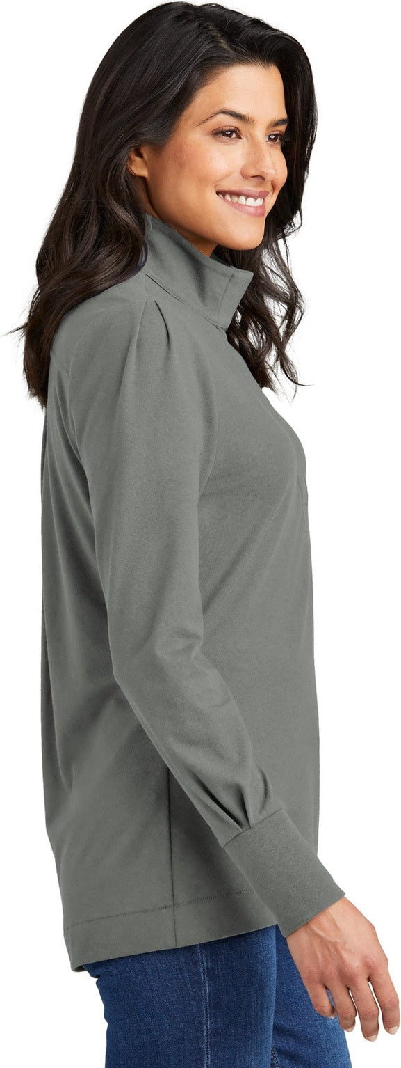 ShadowGrey Port Authority Women's Fairway Stretch 1/4-Zip LK829
