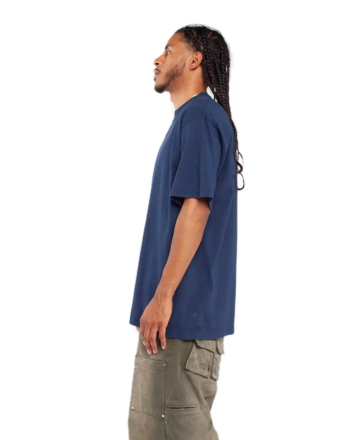 Shaka Wear Shgd Garment-dyed Crewneck T-shirt - Midnight Navy
