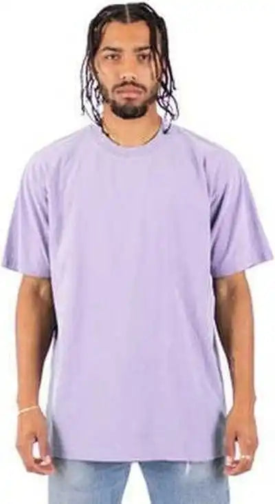 Shaka Wear Shgd Garment Dyed Crewneck t Shirt Pastel Purple