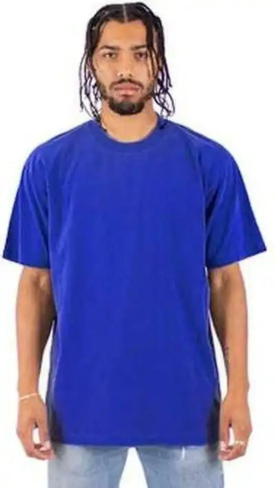 Shaka Wear Shgd Garment Dyed Crewneck t Shirt Royal