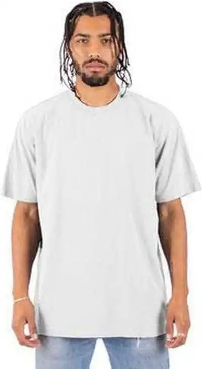 Shaka Wear Shgd Garment Dyed Crewneck t Shirt White