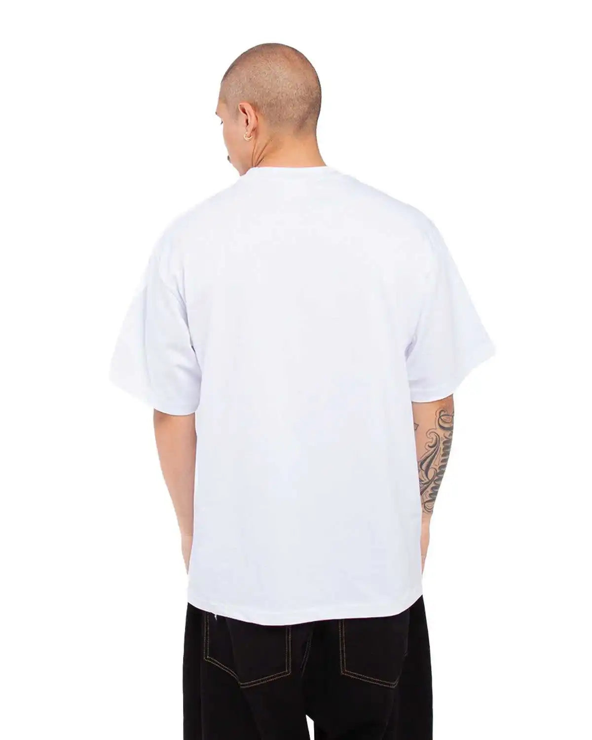 Shaka Wear Shmhss Adult 75 Oz Max Heavyweight t Shirt White