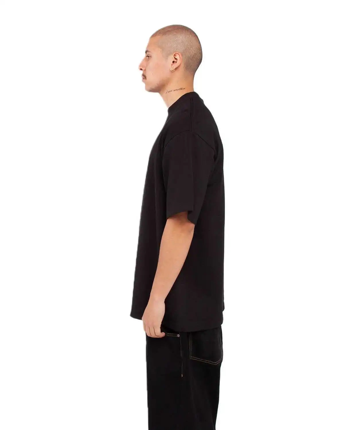 Shaka Wear Shmhss Adult 75 Oz Max Heavyweight t Shirt Black