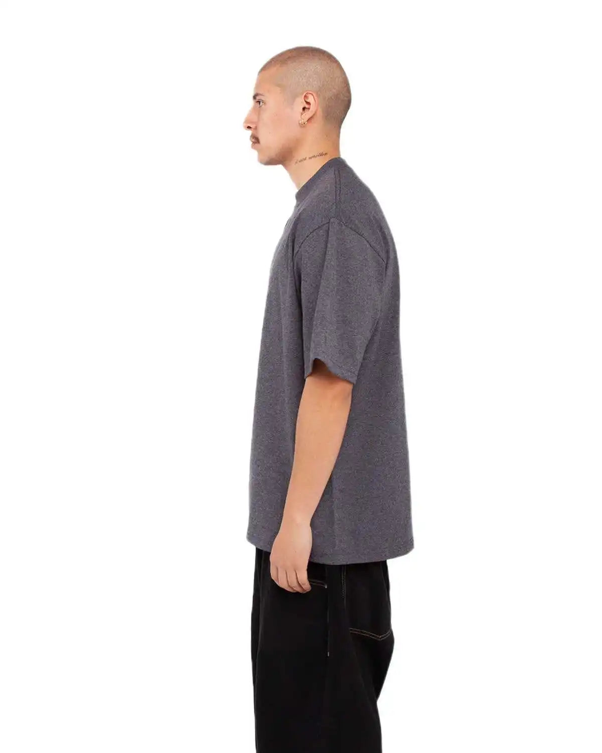 Shaka Wear Shmhss Adult 75 Oz Max Heavyweight t Shirt Charcoal Gray Heather