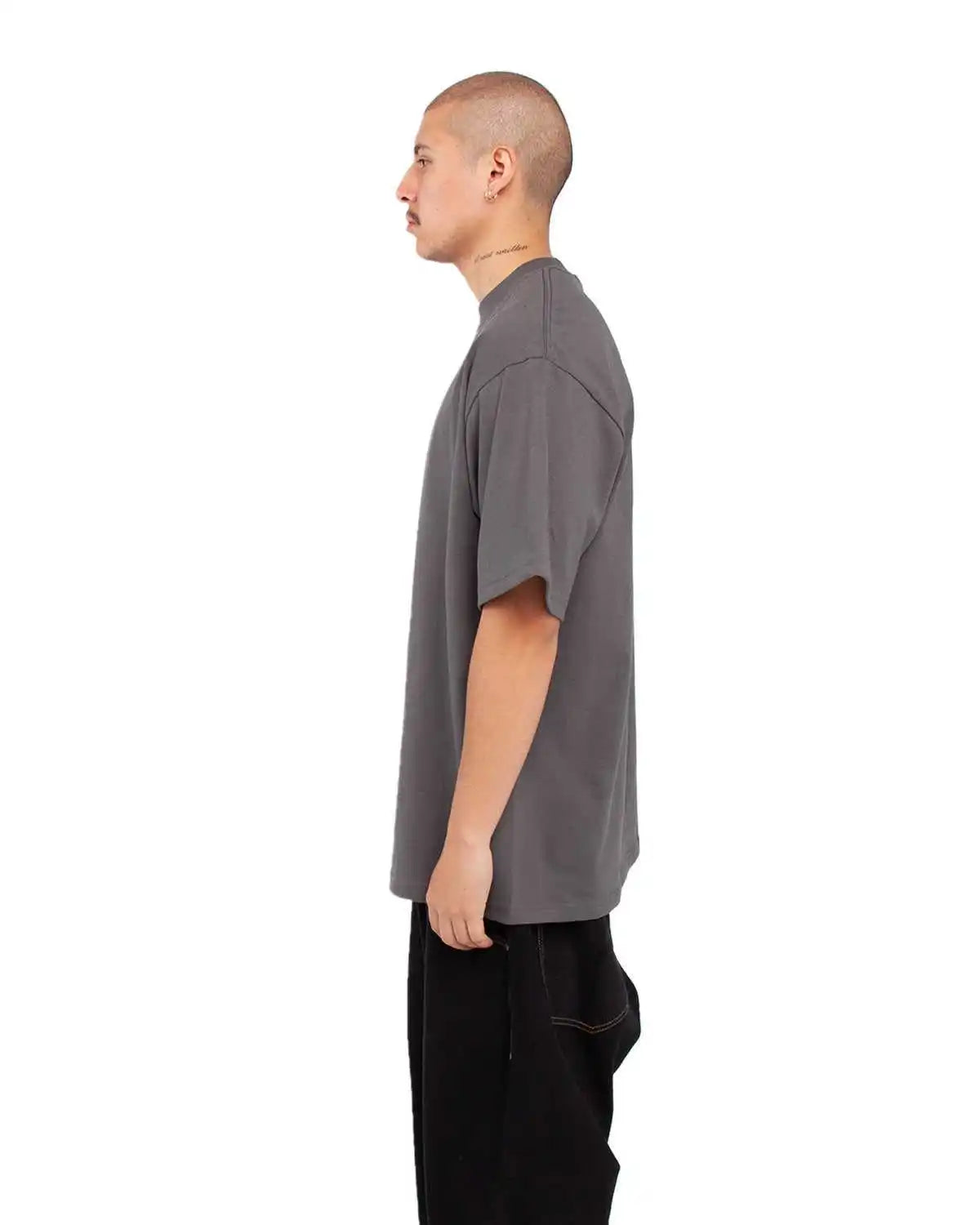 Shaka Wear Shmhss Adult 75 Oz Max Heavyweight t Shirt Dark Gray