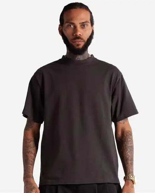 Shaka Wear Mcs Men’s Cropped Max Heavyweight T-shirt - off Black