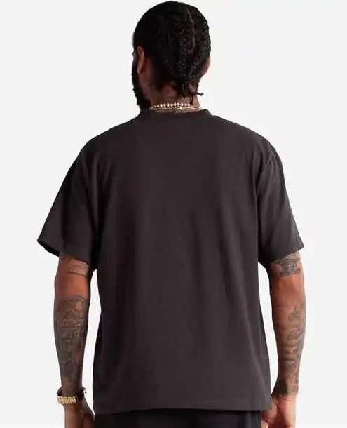Shaka Wear Mcs Men’s Cropped Max Heavyweight T-shirt - off Black