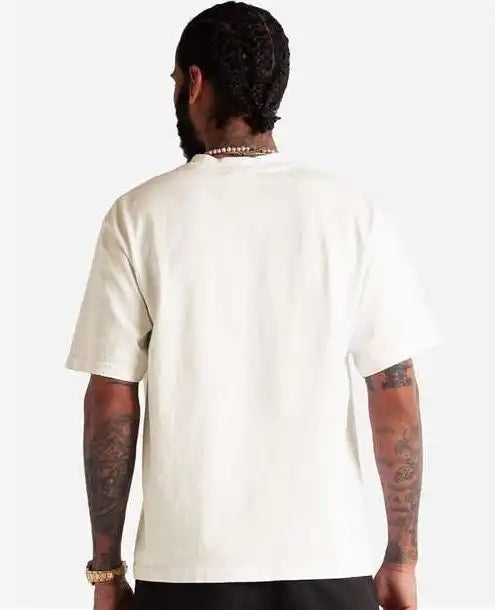 Shaka Wear Mcs Men’s Cropped Max Heavyweight T-shirt - off White