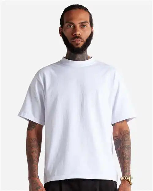 Shaka Wear Mcs Men’s Cropped Max Heavyweight T-shirt - White