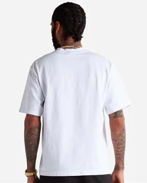Shaka Wear Mcs Men’s Cropped Max Heavyweight T-shirt - White