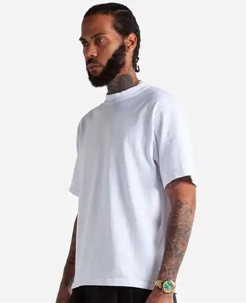 Shaka Wear Mcs Men’s Cropped Max Heavyweight T-shirt - White