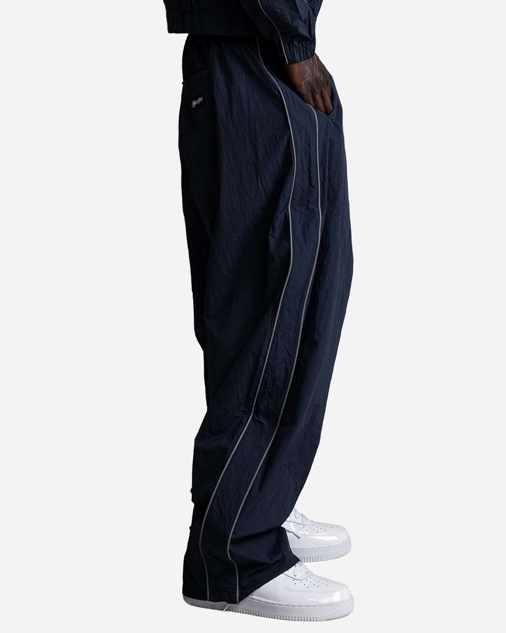 Shaka Wear Sh3mwobnp Unisex Wind Opps Reflective Balloon Pants - Navy