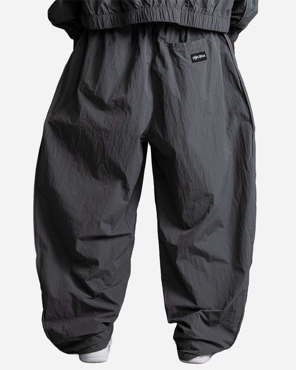 Shaka Wear Sh3mwobnp Unisex Wind Opps Reflective Balloon Pants - Shadow