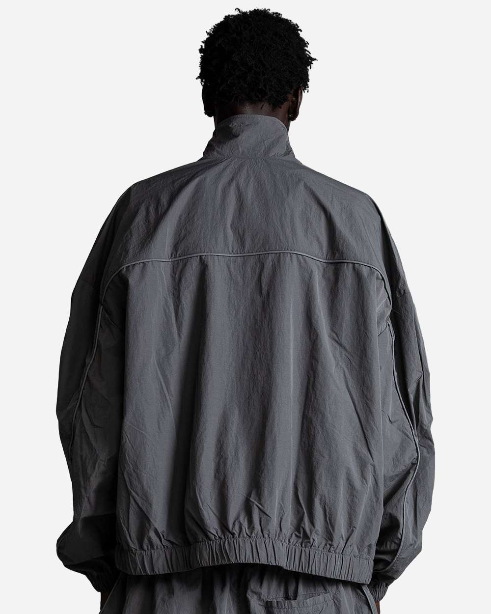 Shaka Wear Sh3mwonj Unisex Wind Opps Reflective Jacket - Shadow