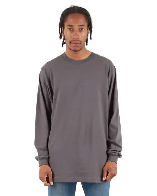 Shaka Wear Shals Active Long-sleeve T-shirt - Dark Grey - Gray / s