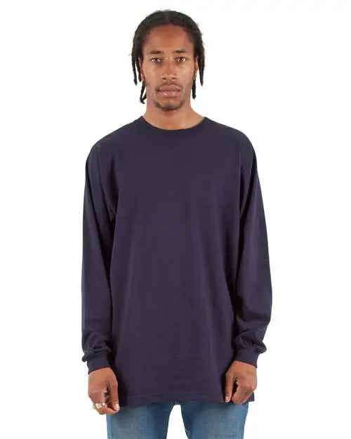 Shaka Wear Shals Active Long-sleeve T-shirt - Navy - Blue / s
