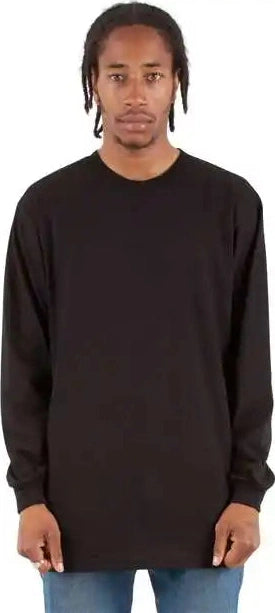 Shaka Wear Shals Unisex Active Long Sleeve T-shirt - Black