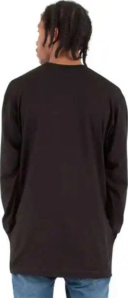 Shaka Wear Shals Unisex Active Long Sleeve T-shirt - Black