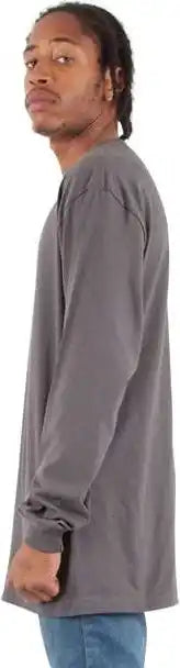 Shaka Wear Shals Unisex Active Long Sleeve T-shirt - Dark Grey