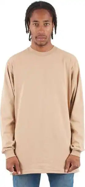 Shaka Wear Shals Unisex Active Long Sleeve T-shirt - Khaki
