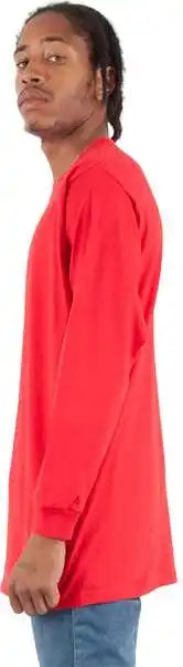 Shaka Wear Shals Unisex Active Long Sleeve T-shirt - Red