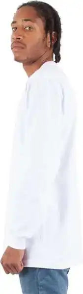 Shaka Wear Shals Unisex Active Long Sleeve t Shirt White