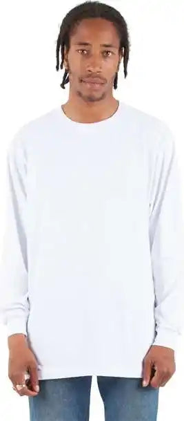 Shaka Wear Shals Unisex Active Long Sleeve t Shirt White