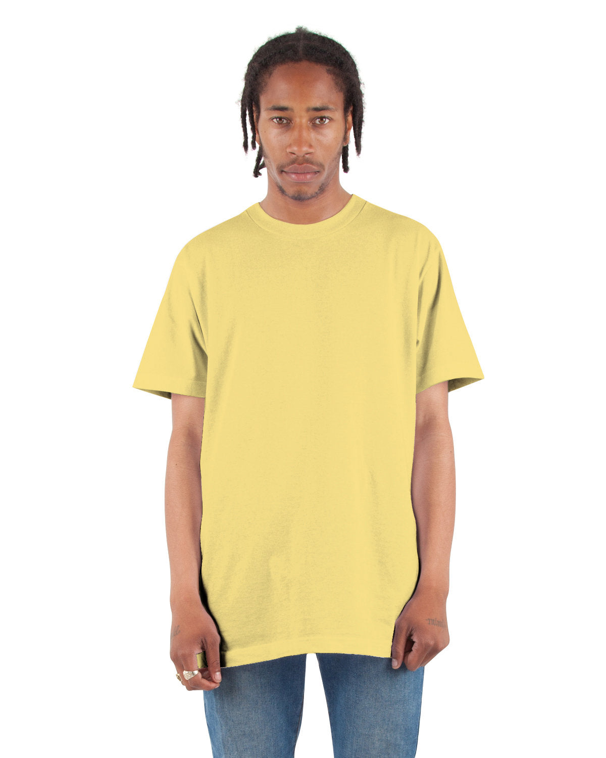 Shaka Wear Shass Active Crewneck T-shirt - Blonde
