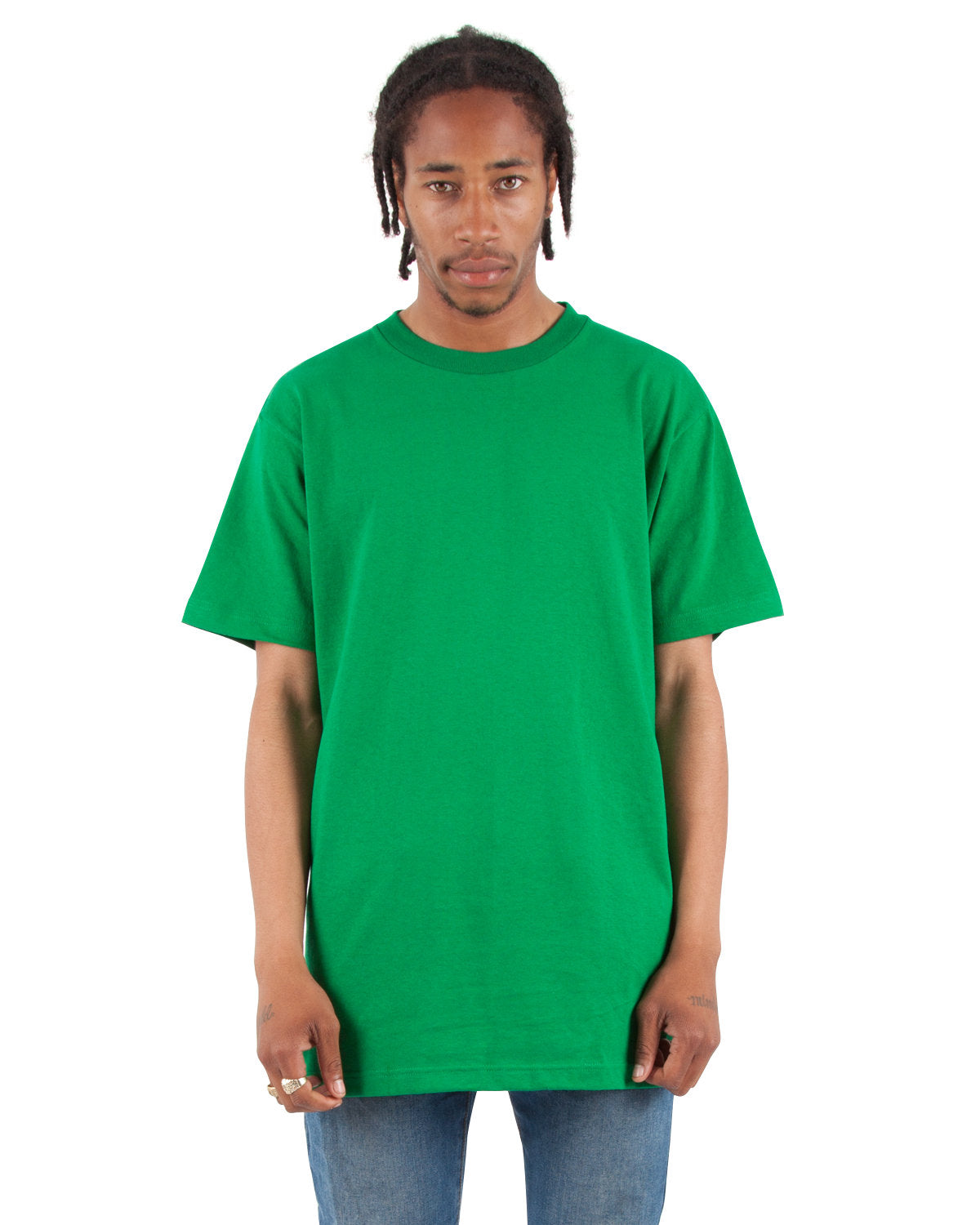 Shaka Wear Shass Active Crewneck T-shirt - Kelly Green