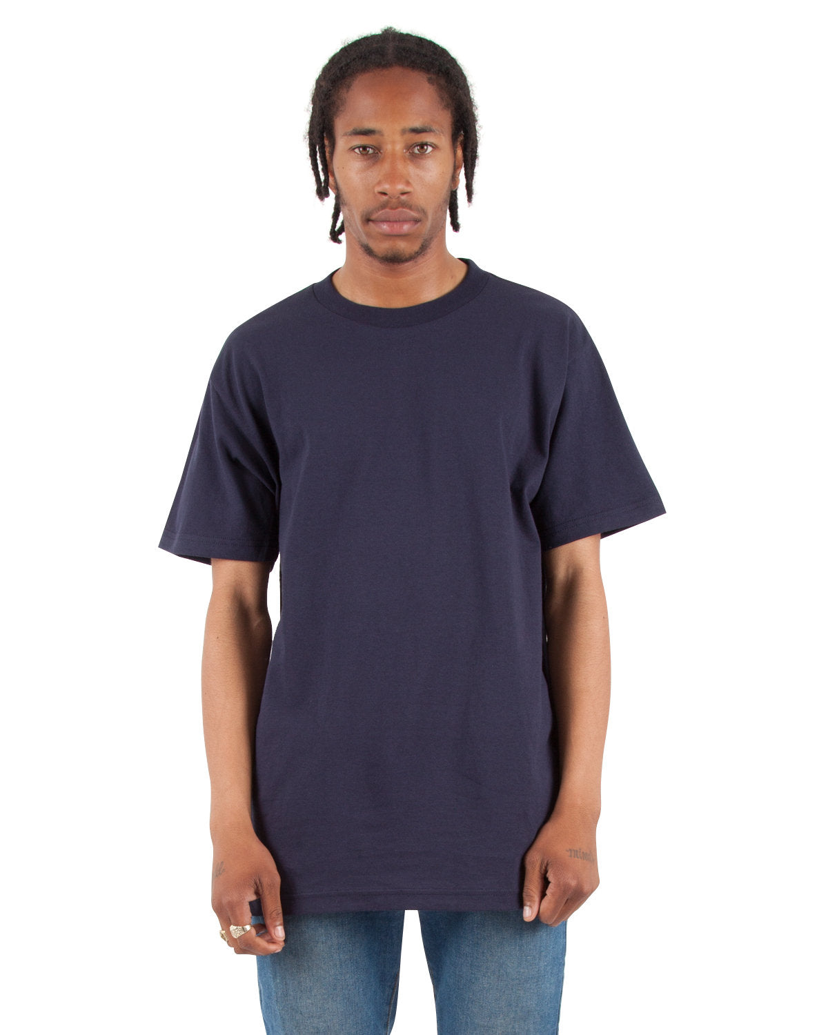 Shaka Wear Shass Active Crewneck T-shirt - Navy
