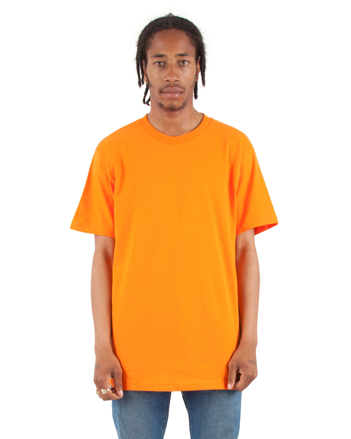 Shaka Wear Shass Active Crewneck T-shirt - Orange