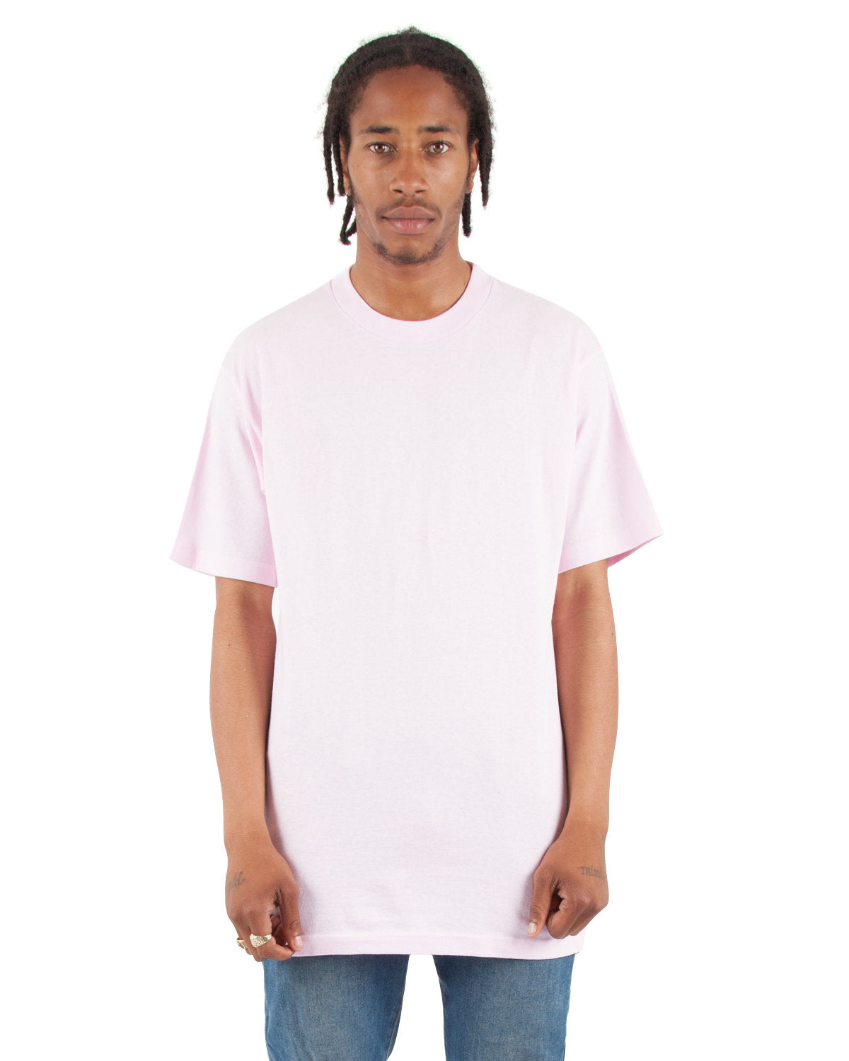 Shaka Wear Shass Active Crewneck T-shirt - Pink