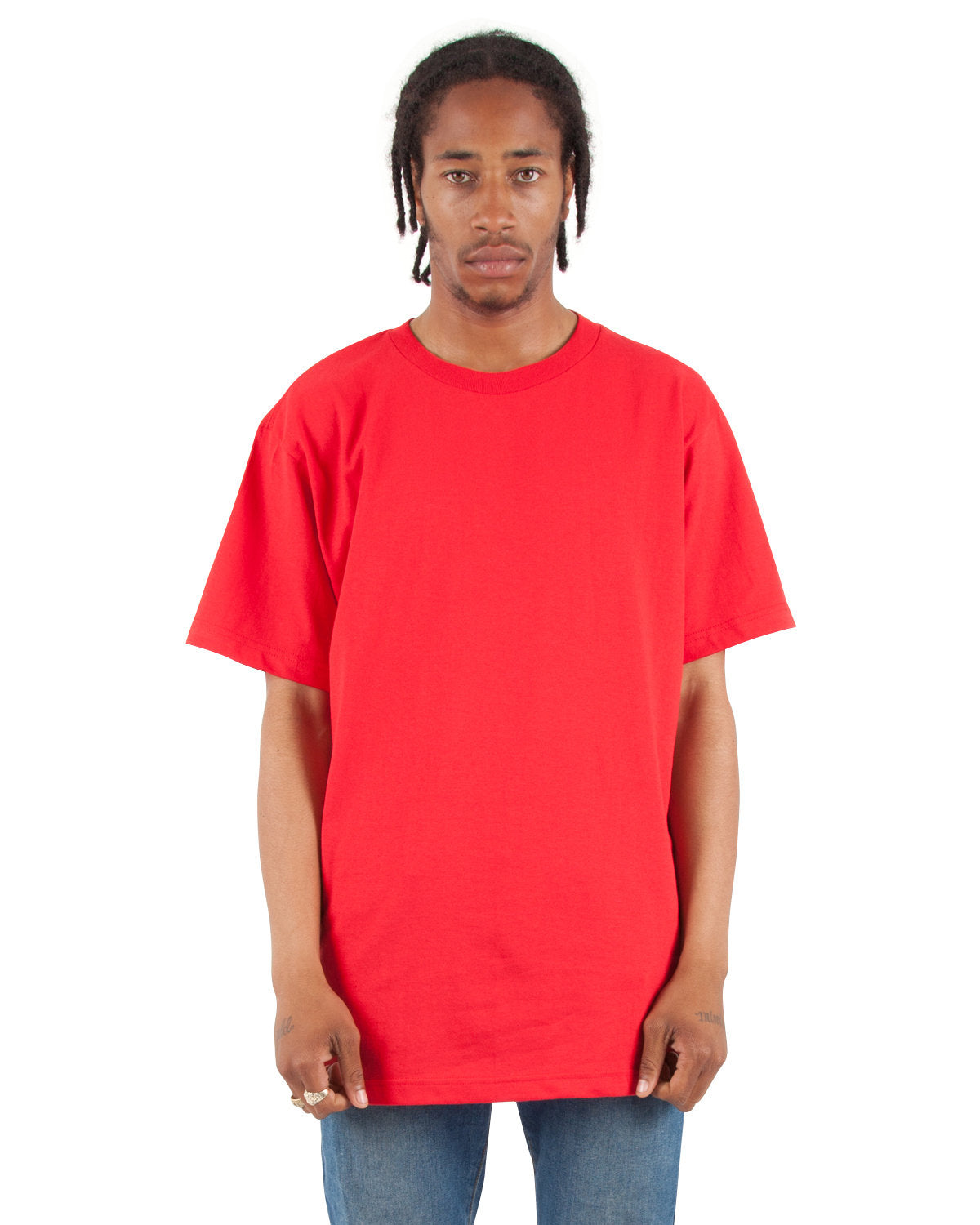 Shaka Wear Shass Active Crewneck T-shirt - Red