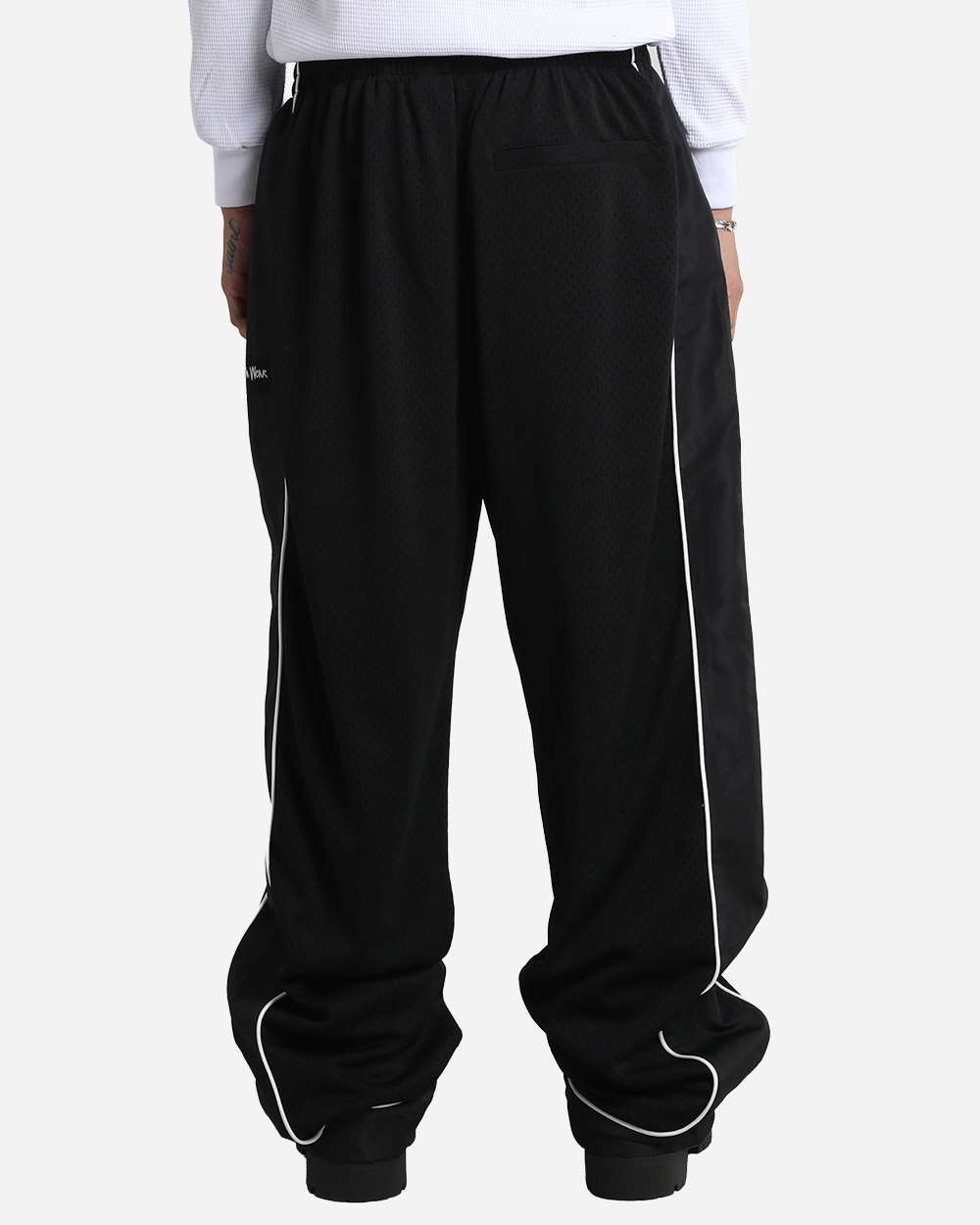 Shaka Wear Shbmp Unisex Super Mesh Pants - Black