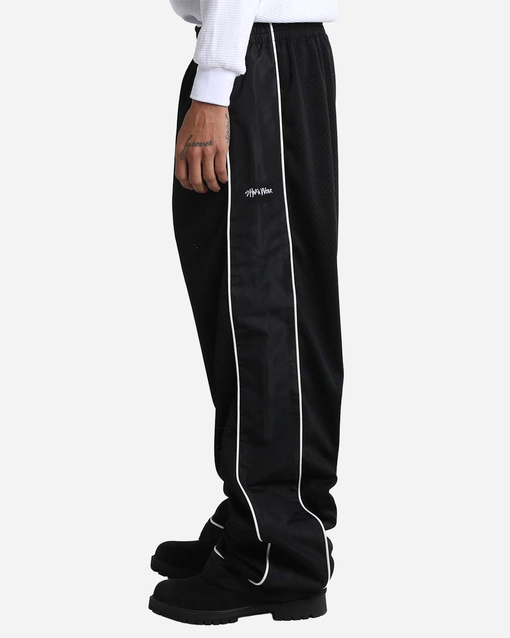 Shaka Wear Shbmp Unisex Super Mesh Pants - Black
