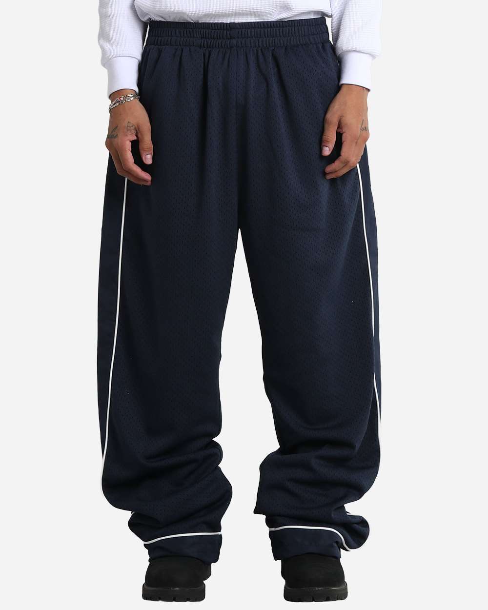 Shaka Wear Shbmp Unisex Super Mesh Pants - Navy
