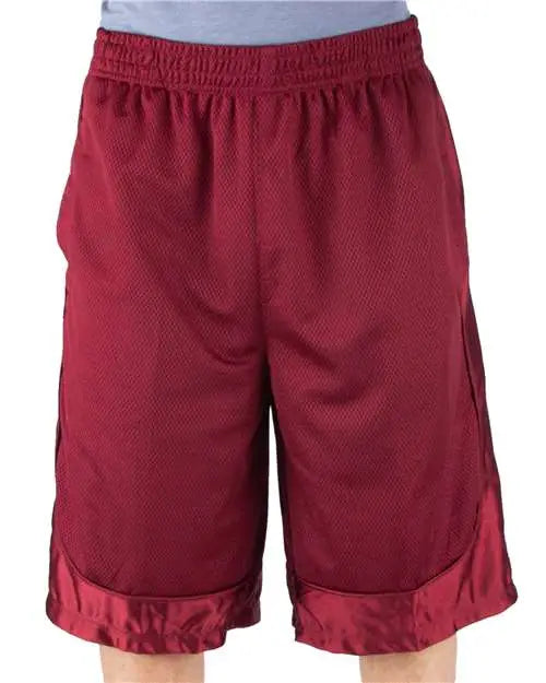 Shaka Wear Shbms Mesh Shorts - Burgundy