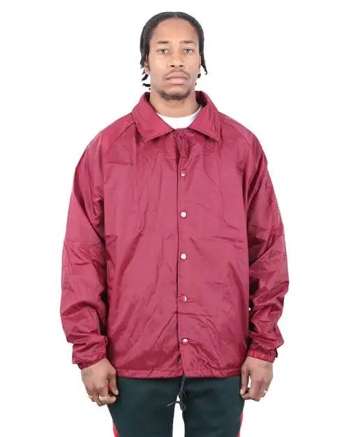 Shaka Wear Shcj Coaches Jacket - Burgundy
