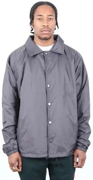 Shaka Wear Shcj Coaches Jacket - Dark Grey - s
