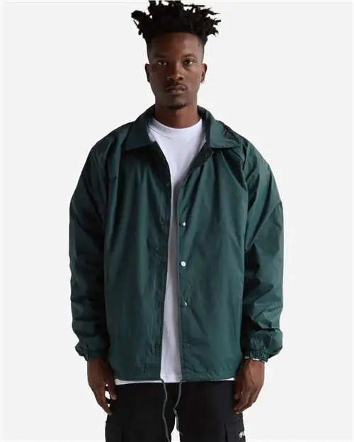 Shaka Wear Shcj Coaches Jacket - Hunter Green