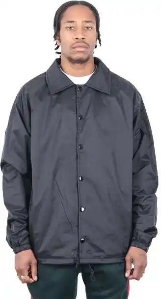Shaka Wear Shcj Unisex Coaches Jacket Black