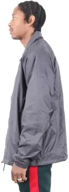 Shaka Wear Shcj Unisex Coaches Jacket - Dark Gray