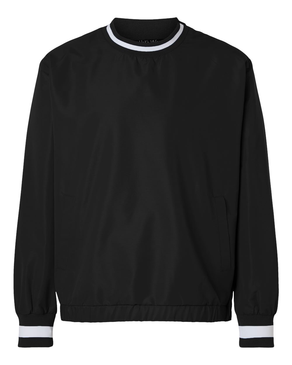 Shaka Wear Shcnw Unisex Crewneck Windbreaker - Black