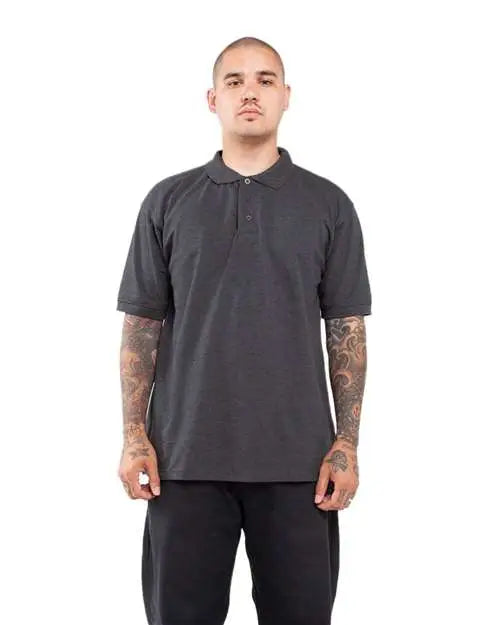 Shaka Wear Shcp Polo - Charcoal Gray - Adult s
